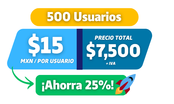 500 Usuarios